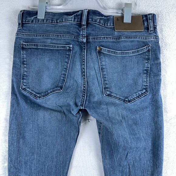 H&M Skinny Jeans Women's Size 31/32 Slim Low Waist Mid Rise Blue Denim - Picture 3 of 11